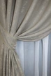 Комплект штор на люверсах VR-Textil Жаккард Sultan XO № 1143ш 150х250 см 2 шт Капучино (37-0026) - изображение 4