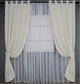 Комплект штор на люверсах VR-Textil Жаккард Sultan YL № 1294ш 150х250 см 2 шт Молочный (37-0035) - изображение 2