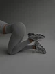 Спортивный женский костюм-двойка Seamless collection с эффектом Push Up (рашгард + леггинсы) для фитнеса и йоги XS-S Серебро (M010S) - изображение 9
