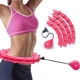 Комплект обруч для схуднення Hoola Hoop Massager Рожевий та пояс для схуднення Vulkan Вулкан Extra Long (VS7150TOP2) - зображення 3