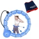 Комплект хулахуп з обтяжувачем Hoola Hoop Massager Синій та пояс для схуднення Vulkan Вулкан Extra Long (VS7151TOP2) - изображение 1