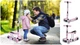 Детский самокат – беговел трехколесный 2 в 1 Ricokids Cubi розовый Польша - изображение 10