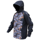 Куртка Viverra Softshell Infinity Hoody Black Camo Orange M (РБ-2239058) - изображение 3
