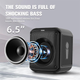 Портативная Bluetooth-колонка BKK B97 20W 6000 мАч Black - изображение 6