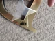 3D Зеркальна золотая буква D наклейка 20 см высота - изображение 2