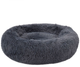 Legowisko dla psów Fluffy Round Dog Bed L Anthracite (6972718660064) - obraz 1