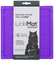 Килимок для ласощів для котів LickiMat Cat Soother 20 x 20 см Purple (9349785006021) - зображення 1