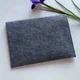 Универсальный чехол из фетра для планшета / ноутбука Kozhukh 9'' - 13'' Big Gray&nbsp;Long (350*250 mm) - изображение 3