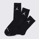 Шкарпетки баскетбольні Jordan Everyday Crew Socks розмір L 42-46 для спорту та на кожен день 3 пари (DX9632-010) - зображення 4