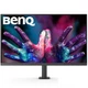 TFT 31.5" BenQ PD3205UA, IPS, 4K UHD, 99% sRGB, HDMI, DP, USB-С, USB-hub, HAS, колонки, темно- сірий - изображение 2