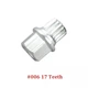 Ключ секретка VW Audi Skoda 006/17 граней(Teeth) - изображение 1