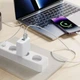 Мережевий зарядний пристрій 2 Type-C + USB з швидкою зарядкою, блок живлення 67W Shot GaN білий, Proove (WCSG67120002) - зображення 4