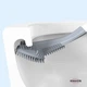 Туалетная щетка силиконовая для унитаза Simplefit в виде клюшки Белая (M7702000330) - изображение 10