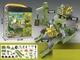 Автотрек Парковка Lebx Toys Triceratops Car Sales Динозаври 3 спуски 4 машинки автокран дриль - зображення 4