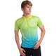 Футболка поло спортивная мужская Zelart Fit 7321 размер S (42-44) Light Green-Blue - изображение 2