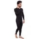 Спортивная компрессионная футболка мужская Zelart Fit 506 размер 2XL (180-185 см) Black - изображение 8