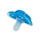 Детская пустышка силиконовая Mega Zayka MGZ-0517(Blue) круглая - изображение 1