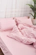 Комплект постельного белья Moon&Star Satin Stripe «Stripe Pink» полуторный евро 160х220 наволочки 2х70х70 (MS-820003627) - изображение 7