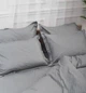 Комплект постельного белья Moon&Star Satin Stripe «Stripe Gray» King Size 220x240 наволочки 2х40х60 (MS-820003640) - изображение 5