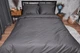 Комплект постельного белья Moon&Star Satin Stripe «Stripe Black» полуторный 143х210 наволочки 2х50х70 (MS-820003691) - изображение 2