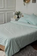 Комплект постельного белья Moon&Star полуторный 143х210 наволочки 4х70х70 Stripe Mint Satin Stripe (MS-820000609) - изображение 5