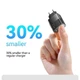 Сетевое зарядное устройство ESSAGER Pinchen 33W Travel Phone Charger USB A + TYPE C EU Black (ECTAC-PCB01-P) - изображение 7