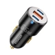 Автомобильное зарядное устройство Essager City Dual Car Charger 66W Black (ECC2C1A-FF01) - изображение 1