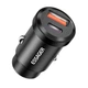 Автомобильное зарядное устройство Essager Gyroscope Mini Charger USB-A + Type-C 30W Black (ECCAC-TL01) - изображение 1