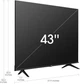 Телевизор 43 дюйма Hisense 43A66H (Bluetooth 4K Smart TV T2/S2) - изображение 5