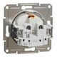 Розетка 1-я с заземлением без рамки Schneider Electric Asfora белая (EPH2970121) - изображение 3