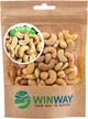 Упаковка кешью жареного Winway 100 г х 2 шт (0.2 кг) (4821912900037) - изображение 2