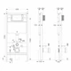 Инсталляция для унитаза Imprese i-Frame i1614 пневматическая 4в1 white i1614 - изображение 2