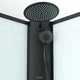 Душевой бокс DUSEL GLARE Black Matt 90x90x210 стекло прозрачное, профиль черный, без крыши - изображение 3