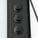 Душевой бокс DUSEL GLARE Black Matt 90x90x210 стекло прозрачное, профиль черный, без крыши - изображение 5