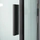 Душевой бокс DUSEL GLARE Black Matt 90x90x210 стекло прозрачное, профиль черный, без крыши - изображение 8