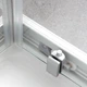 Душевой бокс DUSEL HIKE Satin 100x100x210 стекло прозрачное, профиль сатин, без крыши - изображение 10