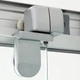 Душевой бокс DUSEL GLARE Satin 90x90x210 стекло прозрачное, профиль сатин, без крыши - изображение 6