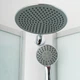 Душевой бокс DUSEL GLARE Satin 90x90x210 стекло прозрачное, профиль сатин, без крыши - изображение 9