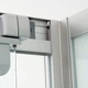 Душевой бокс DUSEL GLARE Satin 90x90x210 стекло прозрачное, профиль сатин, без крыши - изображение 11