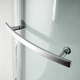 Душевой бокс DUSEL AVENUE Satin 95x95x210 стекло прозрачное, профиль сатин, без крыши - изображение 4