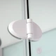 Душевой бокс DUSEL AVENUE White Matt 95x95x210 стекло прозрачное, профиль белый, без крыши - изображение 5