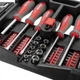 Набор отверток с комплектом насадок и головок 63 ед. INTERTOOL VT-3363 - изображение 4