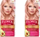Набор стойких крем-красок для волос Florex Super Кератин 9.5 Талая вода х 2 шт (4823001604826) - изображение 1