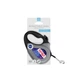 Поводок-рулетка для собак WAUDOG R-leash, рисунок "NASA21", XS, до 12 кг, 3 м, светоотражающая черная лента - изображение 2