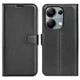 Классический чехол-книжка Deexe Book Type для Xiaomi Redmi Note 13 Pro 4G / Poco M6 Pro - Black - изображение 1