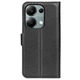 Классический чехол-книжка Deexe Book Type для Xiaomi Redmi Note 13 Pro 4G / Poco M6 Pro - Black - изображение 6