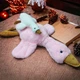 Мягкая плюшевая игрушка Trimishi Гусь обнимусь 160см травка розовый - изображение 2