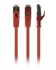 Патч корд Cablexpert PP6A-LSZHCU-R-1M, S/STP, литий, 50u" штекер із фіксатором, 1 м, червоний - зображення 1