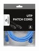 Патч корд Cablexpert PP6U-3M/B, UTP, категорія. 6, литий, 50u" штекер із фіксатором, 3 м, синій - зображення 3