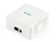 Розетка Cablexpert NCAC-2F5E-01 на 2 порти RJ-45 з екраном, 5Е cat, зовнішня - зображення 1